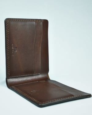 Berlin - Men’s Original Leather Sleek Wallet (Lux Brown)