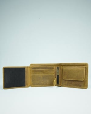Cambridge - Men’s Original Leather Wallet (Hazel Brown)