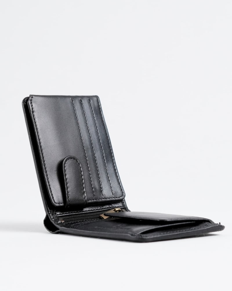 Cambridge - Men’s Original Leather Wallet (Jet Black)