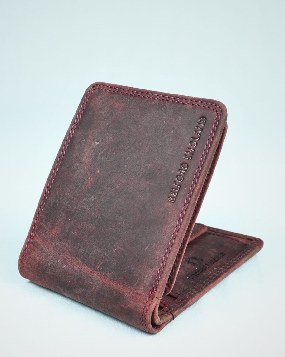 Cambridge Men’s Original Leather Wallet (Rugged Cherry)