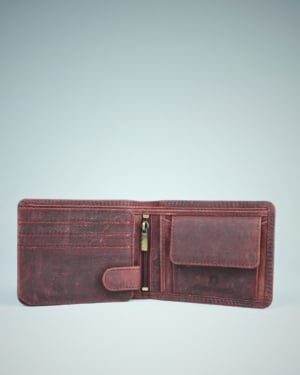Cambridge Men’s Original Leather Wallet (Rugged Cherry)