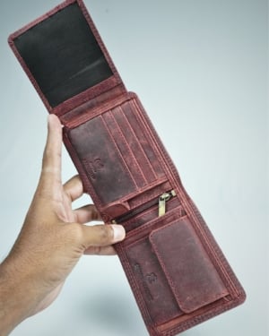 Cambridge Men’s Original Leather Wallet (Rugged Cherry)