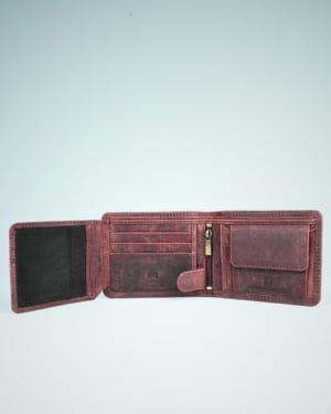 Cambridge Men’s Original Leather Wallet (Rugged Cherry)
