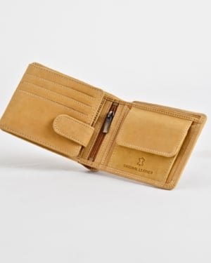Cambridge Men’s Original Leather Wallet (Rugged Tan)
