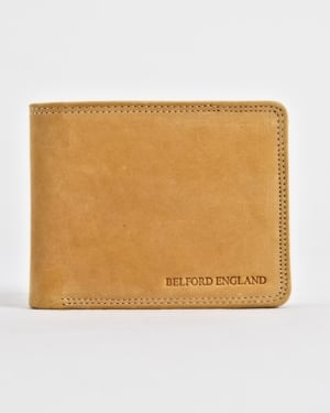 Cambridge Men’s Original Leather Wallet (Rugged Tan)