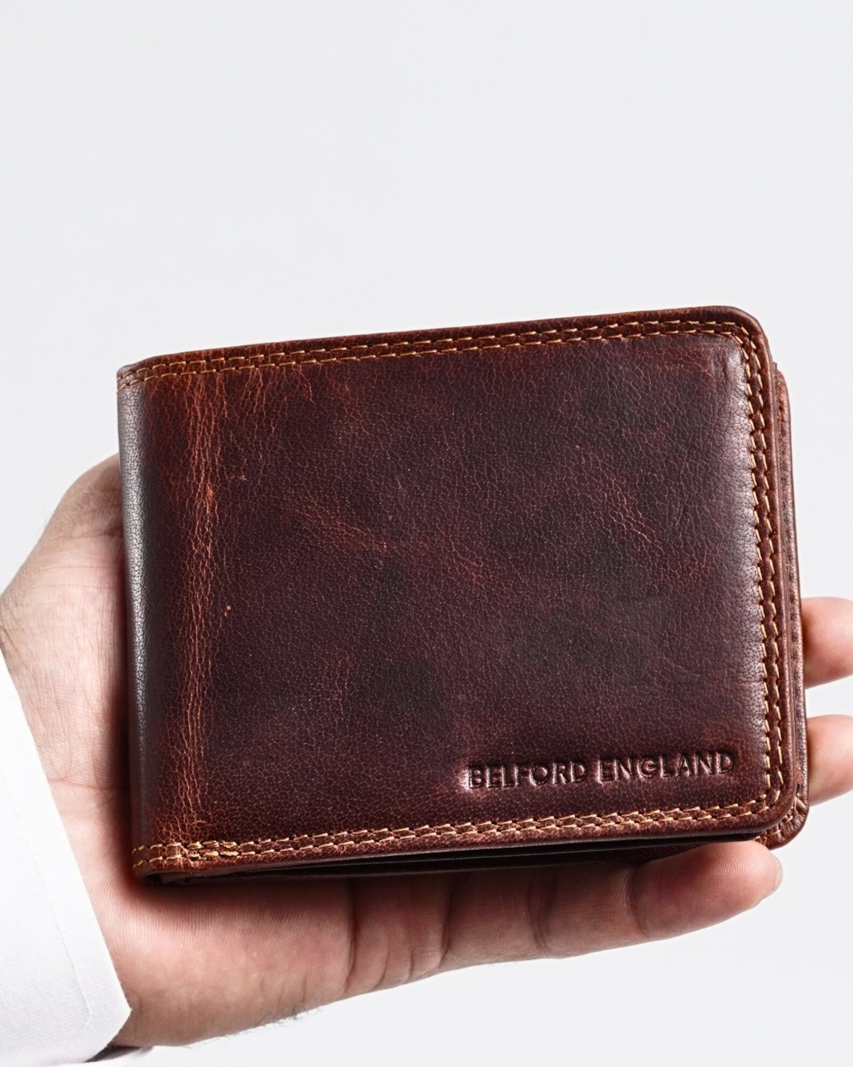 Cambridge - Men’s Original Leather Wallet (Vintage Brown)