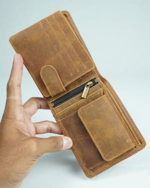 Cambridge - Men’s Original Leather Wallet (Vintage Chestnut)