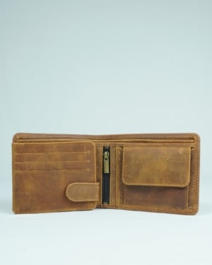 Cambridge - Men’s Original Leather Wallet (Vintage Chestnut)