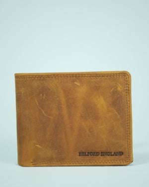 Cambridge - Men’s Original Leather Wallet (Vintage Rustic Tan)