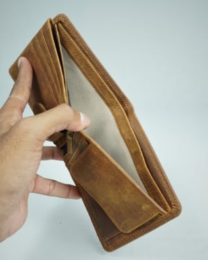 Cambridge - Men’s Original Leather Wallet (Vintage Rustic Tan)
