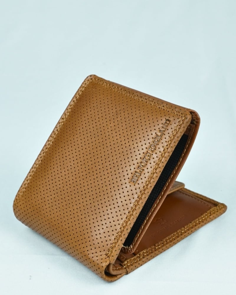 Cambridge Men’s Original Soft Leather Wallet (Premium Brown)