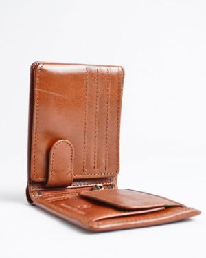 Cambridge - Men’s Original Leather Wallet (Cognac)