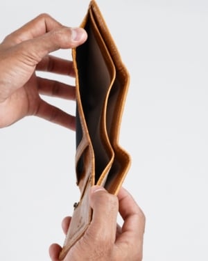 Dublin - Men’s Original Leather Trifold Wallet (Croco Rich Tan)
