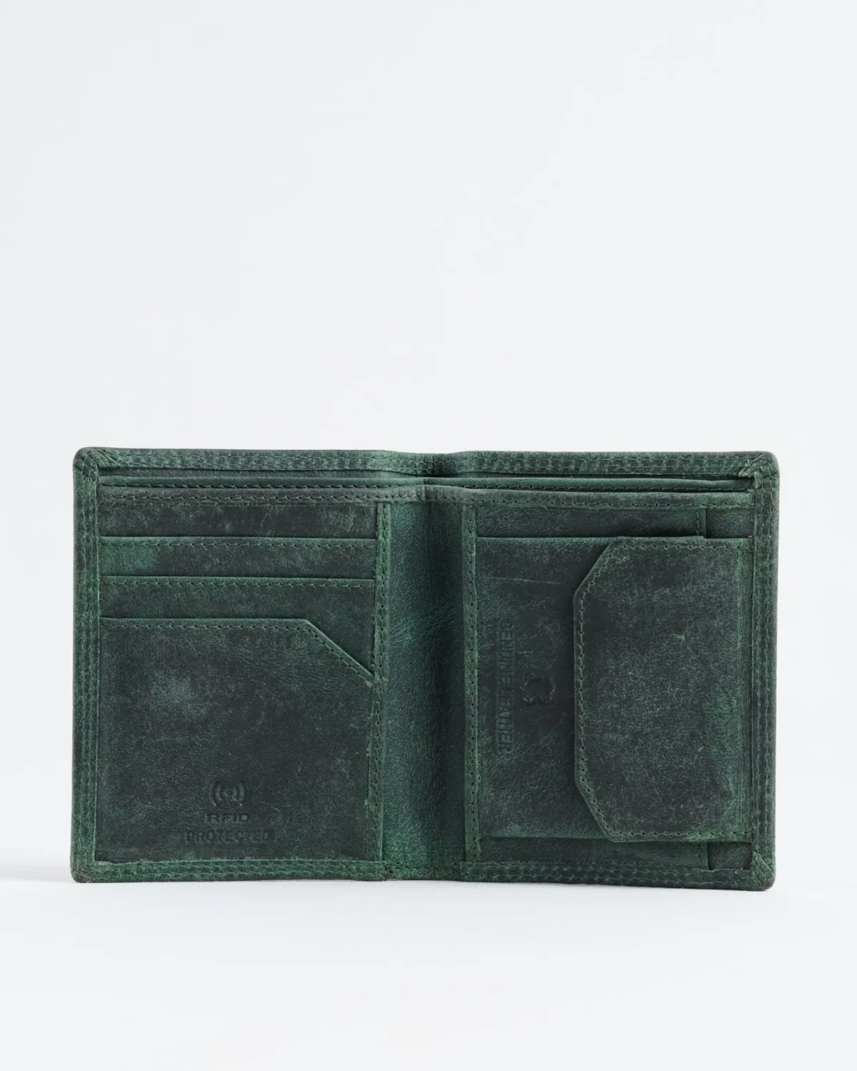 Hyde [Sleek Series] Men’s Original Leather Wallet (Rugged Pine)