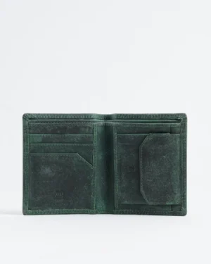 Hyde [Sleek Series] Men’s Original Leather Wallet (Rugged Pine)