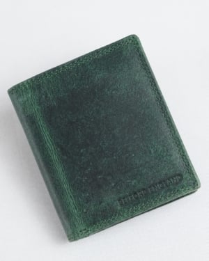 Hyde [Sleek Series] Men’s Original Leather Wallet (Rugged Pine)