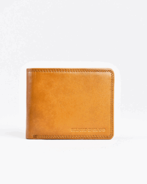 Cambridge - Men’s Original Leather Wallet (Almond Brown)