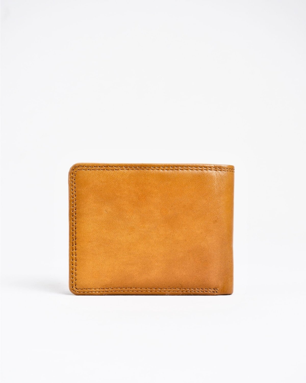 Cambridge - Men’s Original Leather Wallet - Lion (Almond Brown)