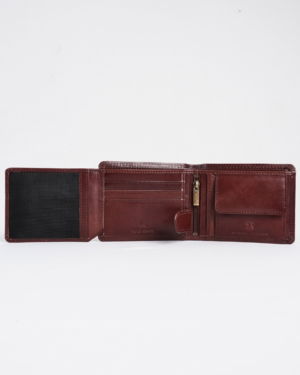 Cambridge Men’s Original Leather Wallet (Rich Brown)
