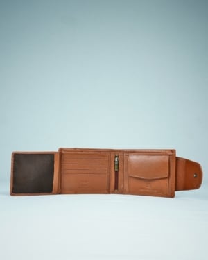 Derby - Men’s Original Leather Wallet (Cognac)