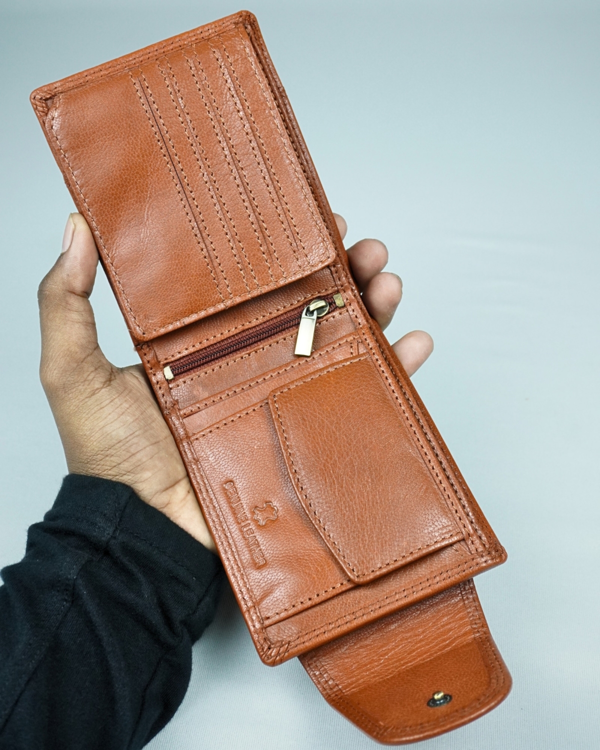 Derby - Men’s Original Leather Wallet (Cognac) Derby - Men’s Original Leather Wallet (Cognac)