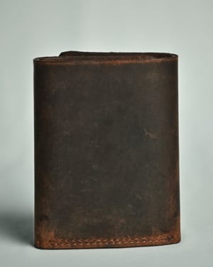 Detroit - Men’s Original Leather [Smart Card Pop UP] Wallet (Rugged Brown)