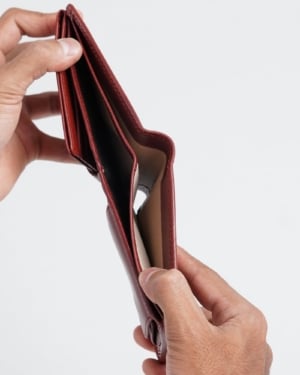 Harvard Men’s Original Leather Wallet (Brown & Cherry Blend)