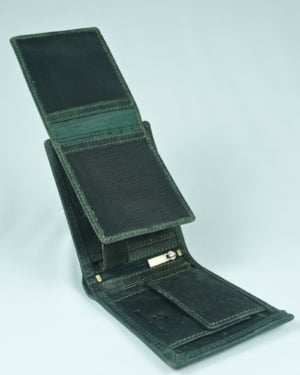 Harvard Men’s Original Soft Leather Wallet (Rugged Pine)