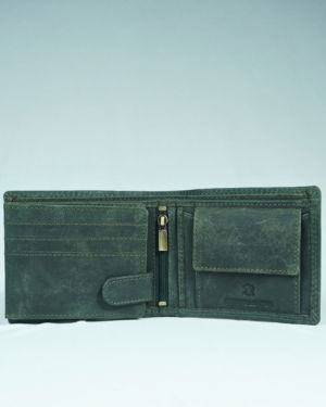 Harvard Men’s Original Soft Leather Wallet (Rugged Pine)