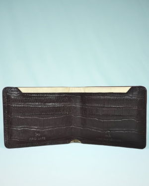 Heritage - Men’s Original Leather Wallet (Croco Cherry)