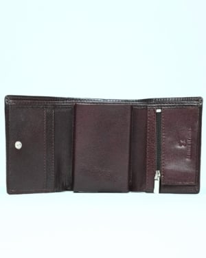 Detroit - Men’s Original Leather [Smart Card Pop UP] Wallet (Cherry)