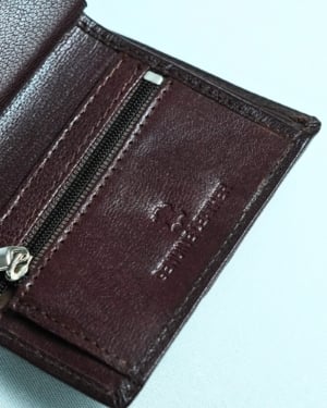 Detroit - Men’s Original Leather [Smart Card Pop UP] Wallet (Cherry)