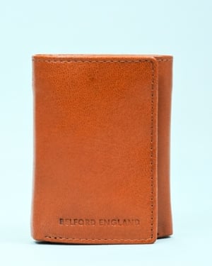 Detroit - Men’s Original Leather [Smart Card Pop UP] Wallet (Cognac)