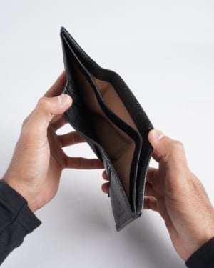 Dublin - Men’s Original Leather Trifold Wallet (Croco Black)