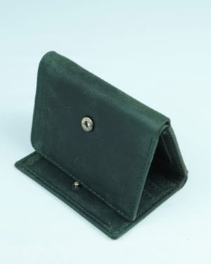 Dublin - Men’s Original Leather Trifold Wallet (Rugged Green)