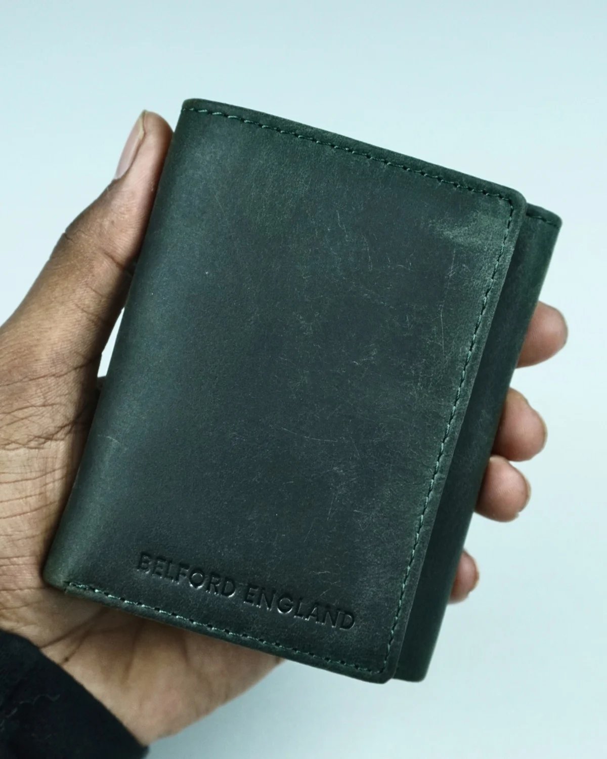 Dublin - Men’s Original Leather Trifold Wallet (Rugged Green) Dublin - Men’s Original Leather Trifold Wallet (Rugged Green)