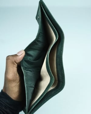 Dublin - Men’s Original Leather Trifold Wallet (Rugged Green)