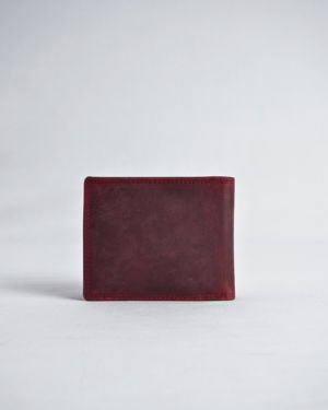 Harvard Men’s Original Soft Leather Wallet (Rugged Cherry)