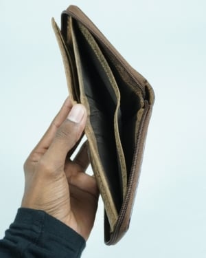 Tokyo Men’s Original Leather Wallet (Croco Rugged Brown)