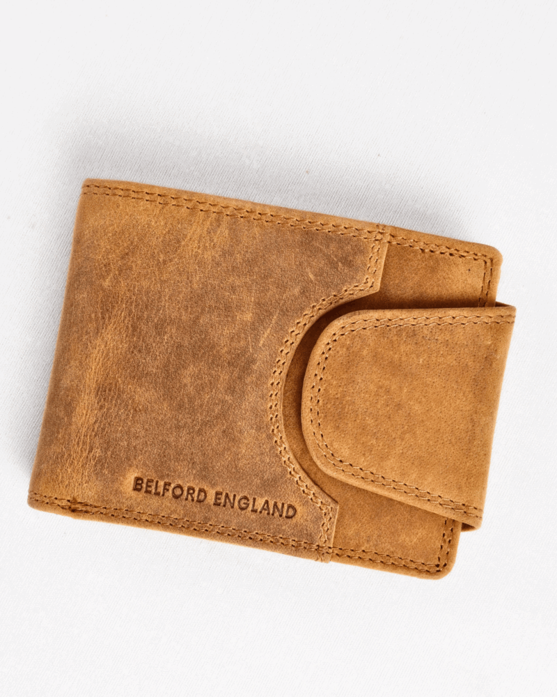 Derby - Men’s Original Leather Wallet (Rugged Tan)