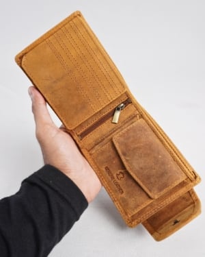 Derby - Men’s Original Leather Wallet (Rugged Tan)