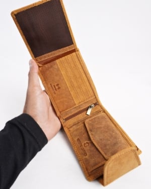 Derby - Men’s Original Leather Wallet (Rugged Tan)
