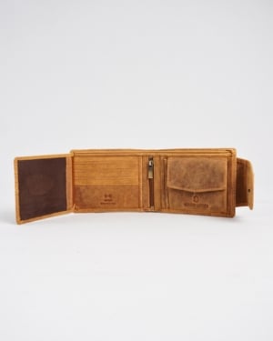 Derby - Men’s Original Leather Wallet (Rugged Tan)