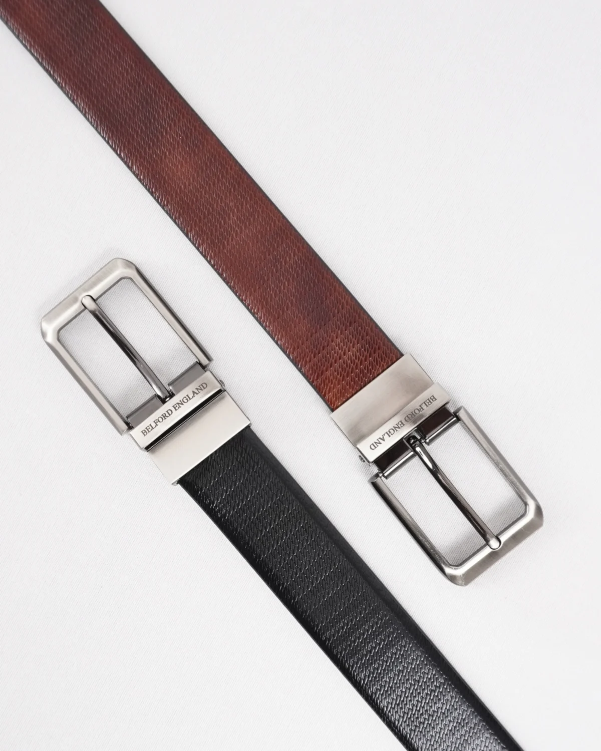 Torino Men's Original Leather Belt Reversible (Black & Brown) Torino Men's Original Leather Belt Reversible (Black & Brown)