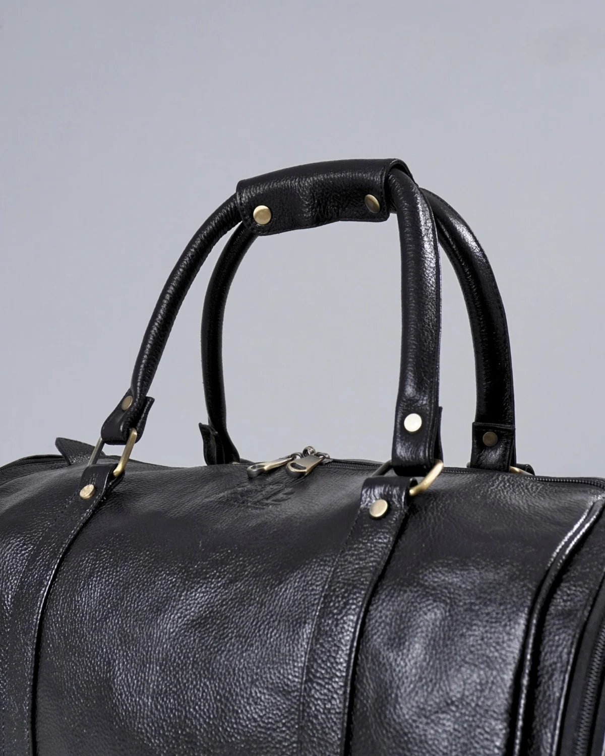 Weekender Duffle - Original Leather Travel Bag (Black) Weekender Duffle - Original Leather Travel Bag (Black)