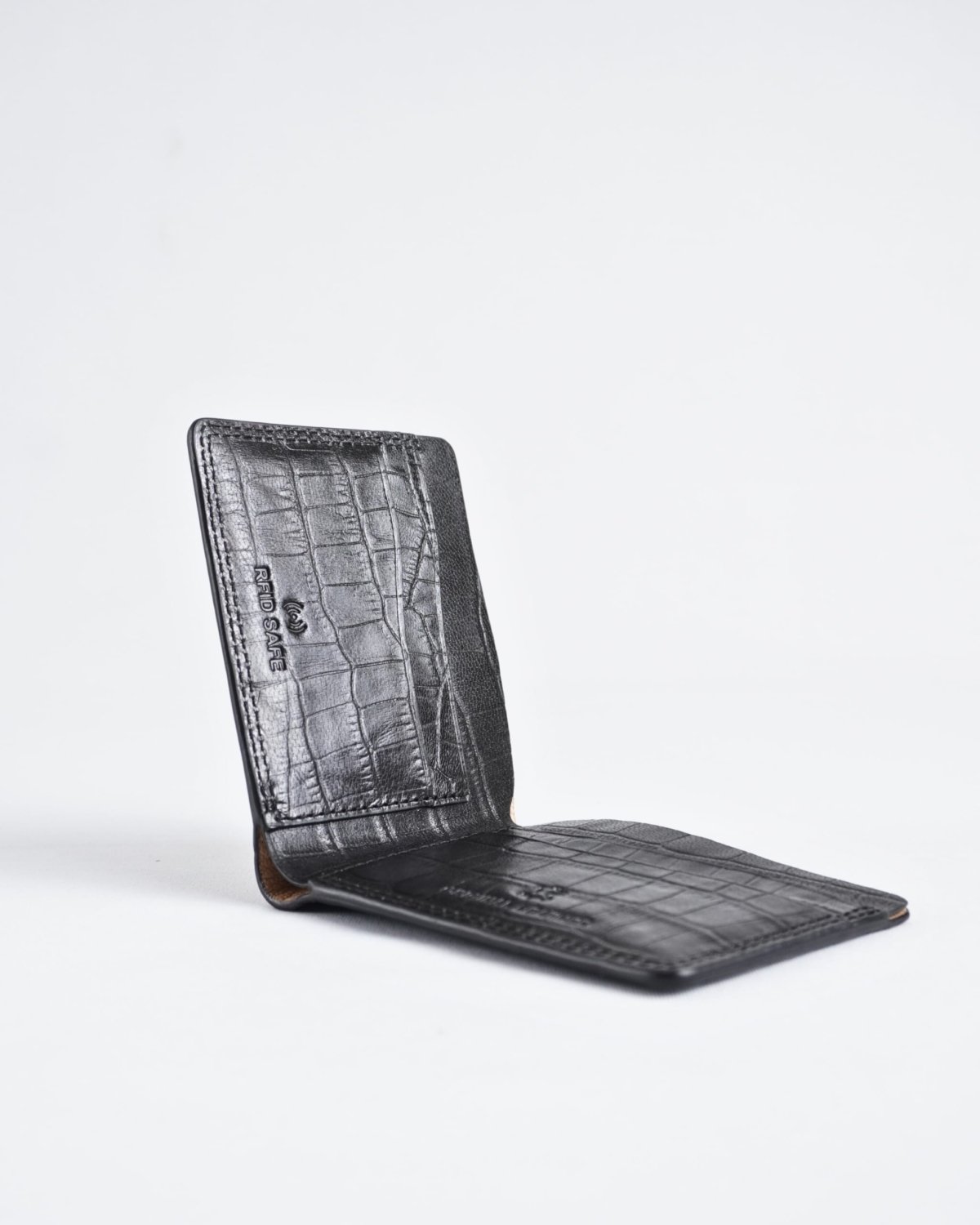 Berlin - Men’s Original Leather Wallet (Croco Black) Berlin - Men’s Original Leather Wallet (Croco Black)