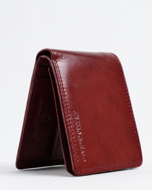 Cambridge (Limited Edition) Men’s Original Leather Wallet - cherry-blend - Color: Cherry-blend