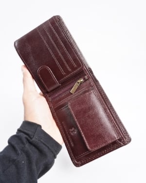 Cambridge Men’s Original Leather Wallet (Elite Cherry)