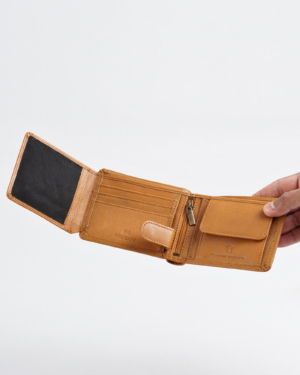 Cambridge - Men’s Original Leather Wallet (Rich Tan)