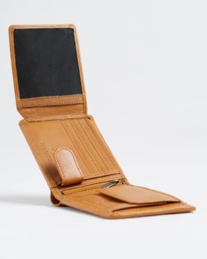 Cambridge - Men’s Original Leather Wallet - Rich Tan (Lion)